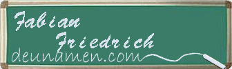 Fabian Friedrich Visitenkarte